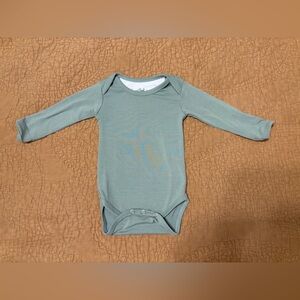 Two Copper Pearl Baby Onesies (one 0-3, one 3-6)